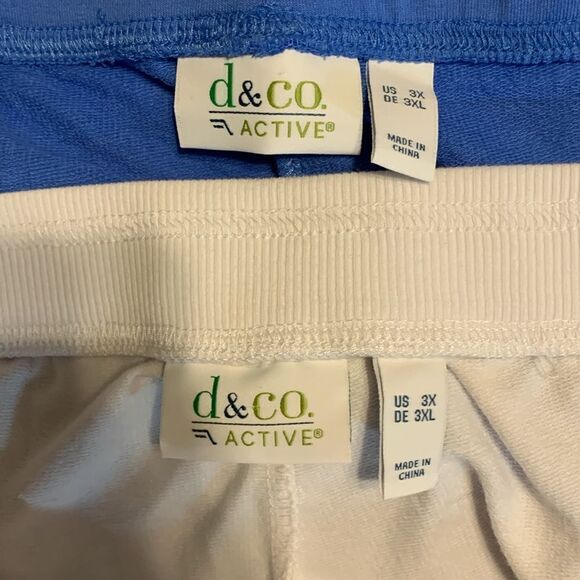 TWO PAIR: Denim & Company size 3XL BUNDLE of two women capris NWOT - Picture 5 of 10